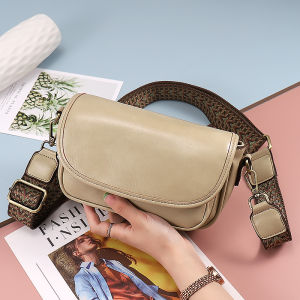 BYUELUN | Retro American Crossbody Bag Casual Wide Strap
