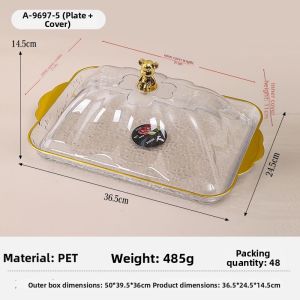 TILAIEN | Luxurious Plastic Fruit and Snack Tray