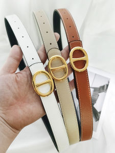 เข็มขัดผู้หญิงสไตล์ฝรั่งเศสสองด้านสีขาว เข็มขัดหนัง PU สำหรับฤดูร้อน เข็มขัดรัดเอวแบบบาง เข็มขัดแฟชั่นสำหรับใส่กับเสื้อผ้า