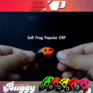 EXP BUGGY FROG SOFT RUBBER FISHING FROG (L-BG)