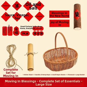 HETANGYUESHE | Housewarming Moving Gift Basket DIY Decoration