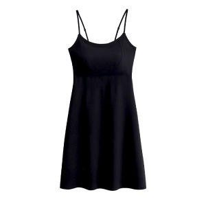 UPcosy | Strap Dress Slip Dress with Chest Pad and Anti-peeking Feature