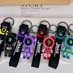 Gantungan Kunci Tas Motor Mobil Karakter Astronot Lucu Keychain Serbaguna