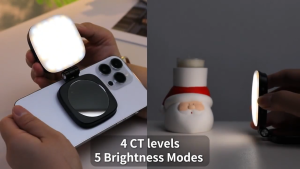 Magnetic Selfie Mirror LED Selfie Ring Light 3 Colors Adjustable Magnetic Mobile Phone Selfie Mirror