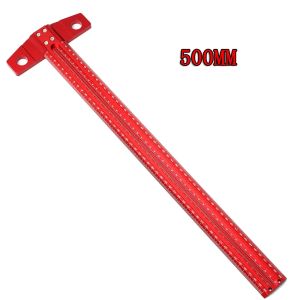 Thước Chữ T Bằng Hợp Kim Nhôm Chính Xác 60-500MM Dụng Cụ Đánh Dấu Trên Gỗ Có Lỗ Khoét Dùng Cho Bộ Dụng Cụ Cầm Tay DIY