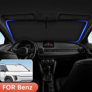 Car Windshield Sunshade Cover Front Window Sun Shade Visor For MERCEDES BENZ W213 W212 W211 W210 W223 W222 W221 GLE W167 W166