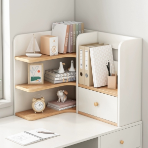 OYIla | Space-Saving Corner Shelf Student Bookcase
