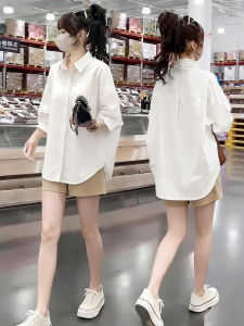 Elegant New Loose Long-sleeved White Shirt