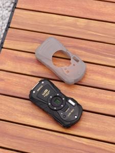 JJC | JJC Silicone Jacket for Pentax WG-90 Ricoh WG-80 Anti-Scratch and Dustproof Camera Protective Case with Secure Grip Design