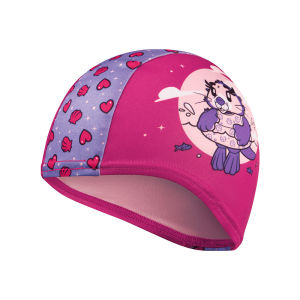 Speedo | Elastic Hair Protection Cute Print Childrens Swim Cap
