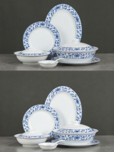 JINGDEZHEN | Official Certified Lead-free High-temperature Porcelain Dinnerware Set Box