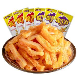 Yanjin Shop Konjac Tripe Spicy Konjac Shredded 30 packets of vegetarian meat Instant satiety snack