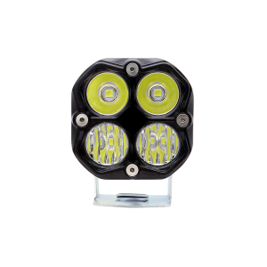 Đèn LED Làm Việc 3 Inch 40W Hình Vuông Chùm Sáng Rộng Dùng Cho Xe Máy Xe 4x4 Xe Tải Địa Hình Đèn Sương Mù Đèn Pha