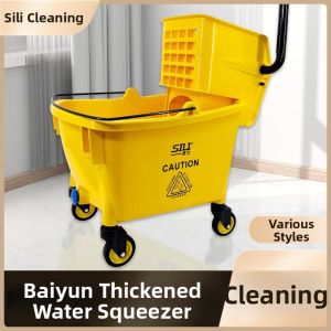 MEISITEKEKE | Hands-free Water Squeezing Mop Bucket
