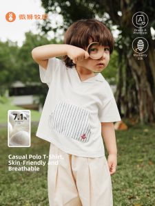 Wismorni | Short Sleeve Polo Shirt Turn-Down Collar Sport T-Shirt Summer