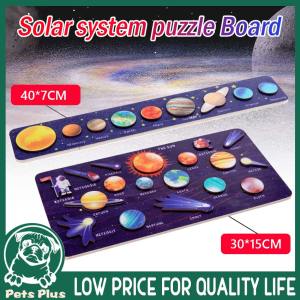 ★Same Day Shipping★  Wooden Solar System Puzzle Kids Board Game for Children Boys Girls Gifts Educational Learning 8 Planets Solar System Wood Puzzle Planets-Board