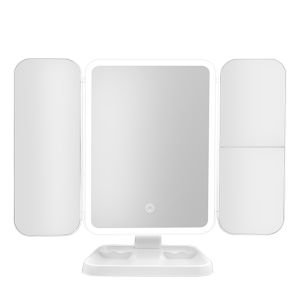 CMGF | Foldable LED Desk Mirror with Smart Lighting