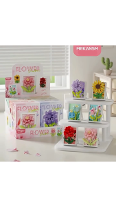 Colorlady - Bộ lắp ráp mini tranh hoa đồ chơi lắp ráp khung tranh nghệ thuật 3d nổi decor bàn học