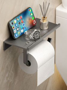 WEIMEIYUAN | Wall Mountable Toilet Paper Holder Tissue Box Storage
