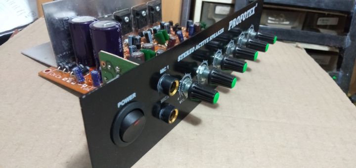 modul kit rangkaian power ampli speaker aktif stereo plus echo plus sub