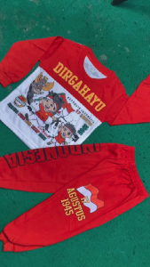 Setelan Anak Laki-Laki Tema Kemerdekaan – Dirgahayu Indonesia Usia 3 Bulan-10 Tahun Bahan Katun Premium Bisa Pilih Motif