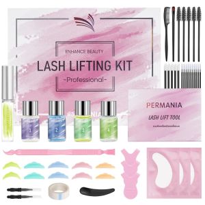 PERMANIA ชุดเคลือบคิ้ว Lash Lift Kit ชุดดัดคิ้วไร้โหดร้าย รวมถึงเครื่องมือและอุปกรณ์เสริมทั้งหมด ที่ดัดขนตา