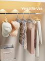 Multi-Purpose Hat Storage Hook Dormitory Clothes Hanger Plastic Material 8 Hooks for Cap Underwear Suspenders Student Dormitory. 