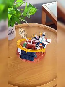 MOTUAN | Space Station Solar Assembly Block Toy Rocket