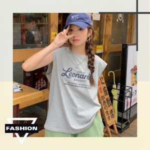 QXshop ไอ้ต้าววว หน้าร้อนแบบนี้มีเสื้อใส่กันหรือยังจ๊ะสาวๆ เสื้อยืดคอกลมแขนกุดสุดชิคน่ารักไม่ไหว ต้องรีบซื้ออีกแล้ว