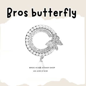 Bros Mutiara Tetesan Air Bross Bulat Mewah Ala Korea Look Pin Jilbab Kerudung By Athar Shop 1
