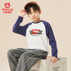 Áo Thun Dài Tay Rộng Rãi Thường Ngày Cho Bé Trai Mùa Xuân 2025 Áo Thun Cotton Thoáng Khí Thoải Mái Cho Trẻ Em Từ 3-14 Tuổi