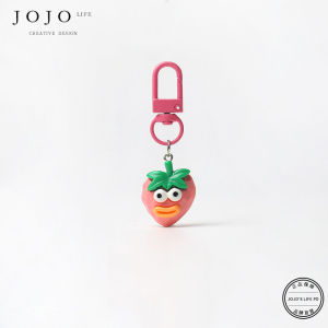 Adorable Miniature Realistic Fruit Keychain Pendant Creative PD Pain JOJOS L Keyring Accessory Fruit Design Cute Hanging Ornament