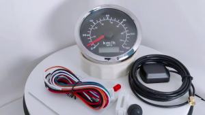 ELING 85mm 0-70MPH 0-120km/h GPS Speedometer with GPS Antenna Red Yellow Backlight for Car Trucks Boat Yacht Universal