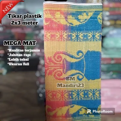 New!!! tikar jumbo 3x3 meter tikar tenun plastik murah tebal kuat