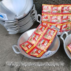 60 pcs Royco bumbu penyedap rasa spesial promo beli Royco gratis wajan no 10