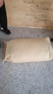 200 pcs brown color kraft paper 3-layer packaging for 25 kgs food-grade powder kraft paper outside plus PP woven inside plus food-grade plastic inside (003)
