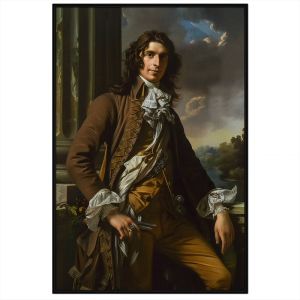 Tranh chân dung quý tộc cổ điển Châu Âu chất liệu sơn dầu in canvas tranh treo tường tranh dán tường. CGI - 393