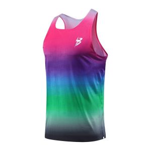 Pebi Seamless Glue Sports Track And Field Training Hurdles Men Women Marathon Race Running Quick Dry Sports Suit Set