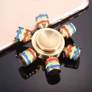 Meade | 6-Arm Metal Hand Spinner spinner magnético Fidget Toy for Adults Kids EDC Gadget for Anxiety Stress Relief Anti-Anxiety Juguete