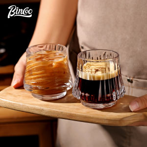 BINCOO Glass Cup Mug for Coffee Tea Wine Milk Beer Suitable For CafeRestaurantHotel