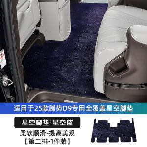 Tengwei D9 Starry Sky Carpet Rear Seat Carpet Velvet Surface Environmentally Friendly Rear Foot Mat Interior Modification Part
