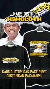 Baju Kaos Distro Lengan Panjang KDM Kang Dedi Mulyadi Bapak Aing - HSHCloth