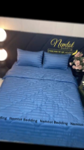 💎MÃ MÀU MỚI💎 Bộ Chăn Ga Gối Cotton Khách Sạn Sọc 3F Sang Trọng Vỏ Gối Ôm Khóa Kéo _ Nemtot Bedding