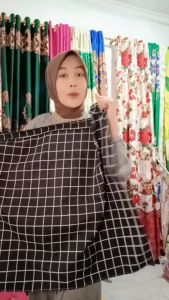 gorden kolong dapur motif embos polos
