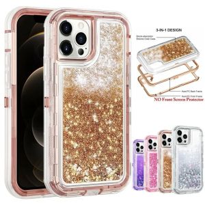 Luxury Glitter Dynamic Quicksand Case for IPhone 17 16 15 14 13 Pro Max X XSMAX XR SE 6 7 8 Plus Heavy Shockproof Phone Cover