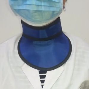 Thyroid Collar X Ray Pelindung Kerah Pelindung Radiasi Thyroid 0.5mmpb