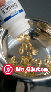 Pro-Strength Omega 3-K9 Fish Oil For Healthy Skin and Immune System Supplement For Dogs and Cats 30 Soft Gels