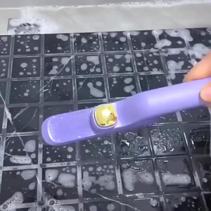 FAMILY`S CHOICE Cheaper price 2 In 1 Home Bathroom Multifunctional Rotary Crevice Cleaning Brush 2 In 1