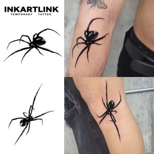 Spider Temporary Tattoo: Lasts Up to 15 Days, New Technology & Magic Waterproof Semi-Permanent Sticker