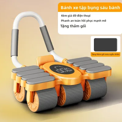 Dụng Cụ Lăn Bụng Tự Quay Về 6 Bánh
